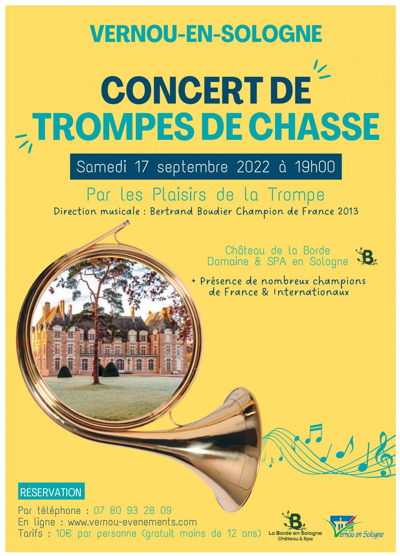 Concert de Trompes de Chasse - Samedi 17 Septembre 2022 à 19h00